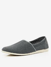 River Island Grey Mesh Slip On Plimsolls