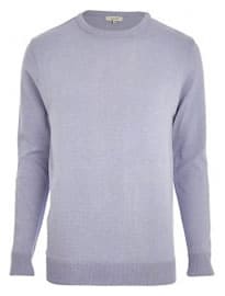 River Island Light Purple Crew Neck Jumper