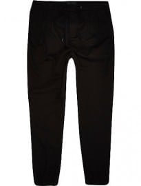 River Island Black Ankle Cuff Joggers