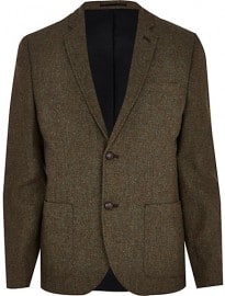 River Island Khaki Green Blazer