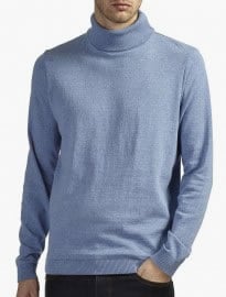 Burton Blue Roll Neck Jumper