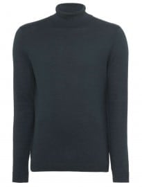 Burton Dark Green Roll Neck Jumper