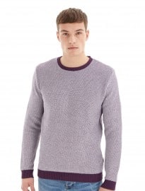 Burton Purple Textured Jumper
