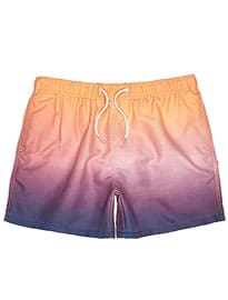 River Island Peach Dip Dye Swim Shorts