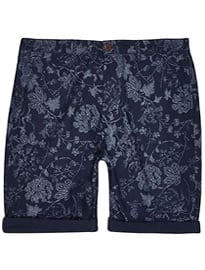 River Island Blue Indigo Floral Shorts