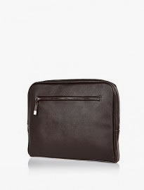 River Island Brown Crossgrain Document Holder