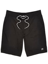 River Island Black Plain Drawstring Board Shorts