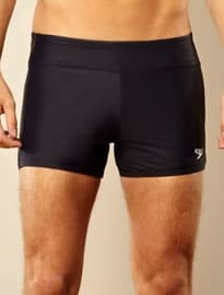 Speedo Navy Logo Swim Trunks