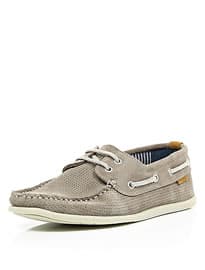 River Island Stone Boat Shoes