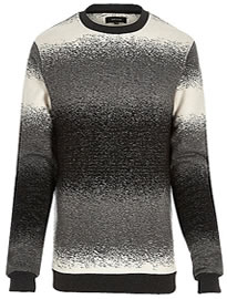 River Island Dark Grey Ombre Jumper