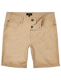 River Island Tan Slim Fit Bermuda Shorts