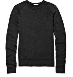 James Perse Crew Neck Cotton-blend Sweatshirt
