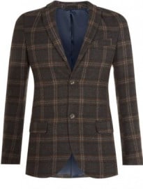 New Look Charcoal Check Wool Blazer