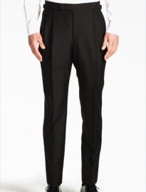 Black Pleated Dinner Trouser