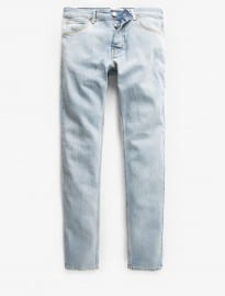 He By Mango Slim-fit Bleached Wash Tim Jeans