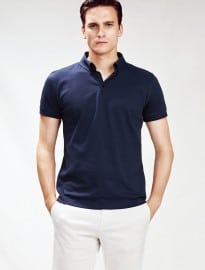 He By Mango Button-down Collar Polo Shirt