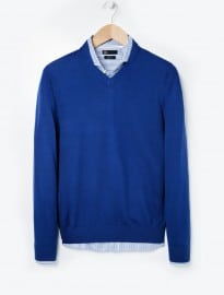 He By Mango Silk Wool-blend Sweater