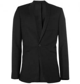 Spencer Hart Partially Lined Textured-wool Blazer