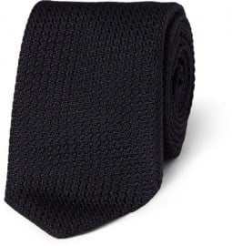Drakes Slim Silk-grenadine Tie