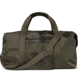 Mulberry Henry Woven-nylon And Textured-leather Holdall