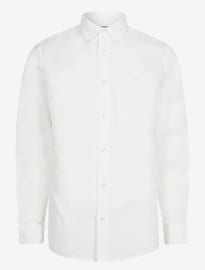 River Island White Long Sleeve Oxford Shirt