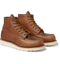 Red Wing Shoes 875 Moc Rubber-soled Leather Boots