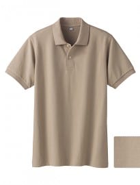 Uniqlo Men Dry Pique Short Sleeve Polo Shirt