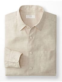 Uniqlo Men Premium Linen Long Sleeve Shirt