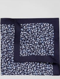 Jaeger Floral Print Pocket Square