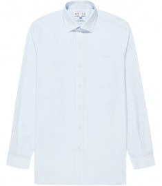 Reiss Pluto Super Slim Shirt Pale Blue