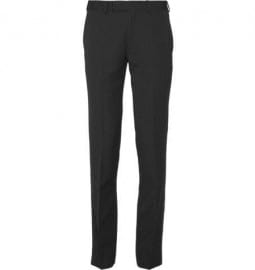 Sandro Satin-trimmed Wool Trousers