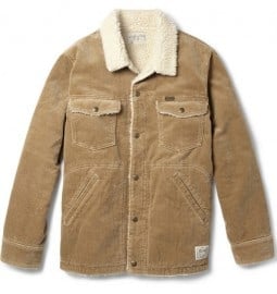 Neighborhood Corduroy And Faux Shearling Jacket