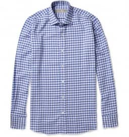 Etro Gingham-check Cotton Shirt