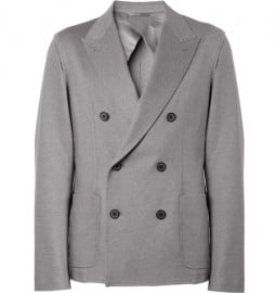 Lanvin Double-breasted Cotton-jersey Blazer
