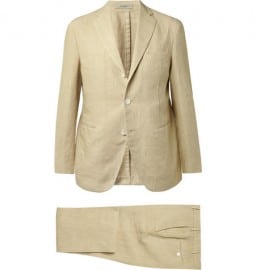 Boglioli Three-piece Linen Suit