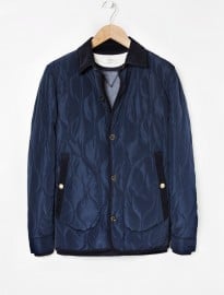 He By Mango Corduroy Appliques Quilted Jacket