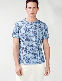 He By Mango Tropical Print T-shirt