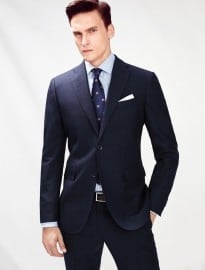 He By Mango Slim-fit Wool Suit Blazer
