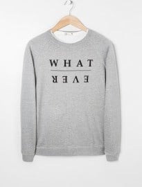 He By Mango Message Cotton Sweatshirt