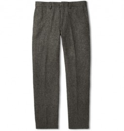 J.crew Bowery Straight-leg Wool-tweed Trousers