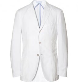 Michael Bastian Cotton And Linen-blend Blazer