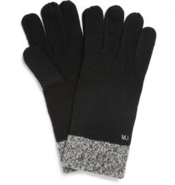 Marc By Marc Jacobs Two-tone Wool-blend Gloves