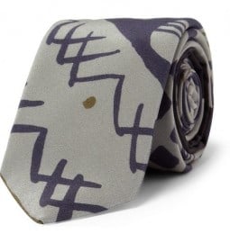 Burberry Prorsum Printed Silk Tie