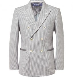 Junya Watanabe Slim-fit Cotton-blend Blazer