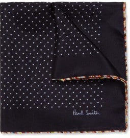 Paul Smith Shoes & Accessories Printed Silk Pocket Square