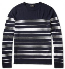 A.p.c. Striped Wool Sweater