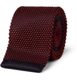 A.p.c. Two-tone Knitted Tie