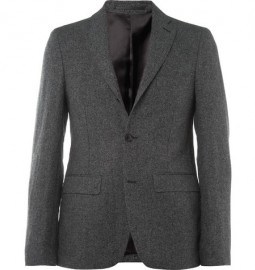 Acne Drifter Slim-fit Linen And Cotton-blend Suit Jacket