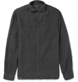 Dolce & Gabbana Cotton And Linen-blend Shirt