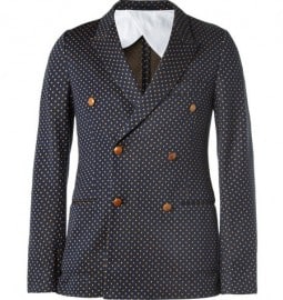Gucci Unstructured Jacquard-woven Cotton Blazer